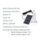 Solar Tent Light USB Rechargeable LED Hanging Lamp for Camping Outdoor
