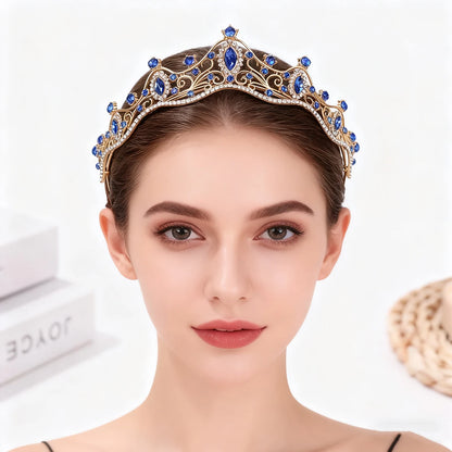 Korean Style Girl Bridal Tiara Hair Accessory for Weddings and Parties