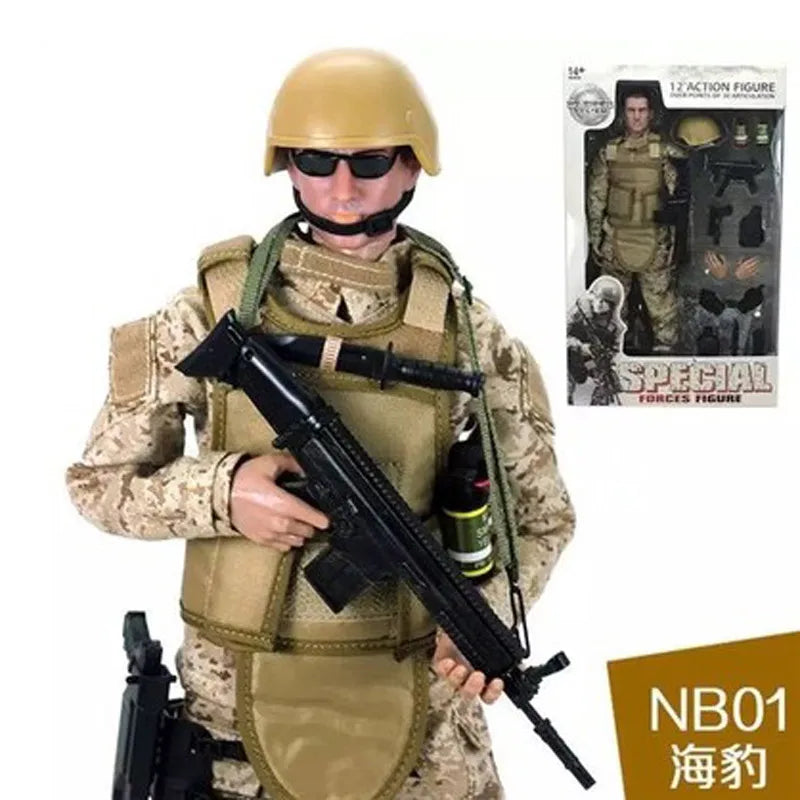 12inch Height 1/6 Scale Soldier SWAT Action Toys Figure Dolls With Retail Box