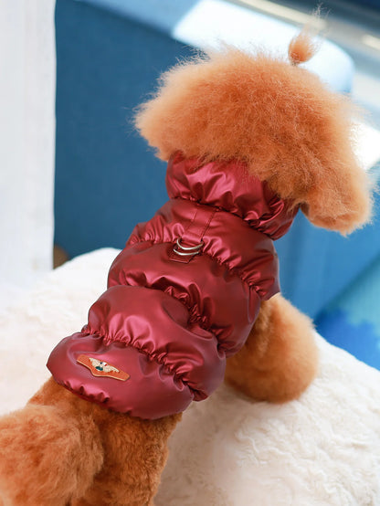 Dog Jacket Waterproof Warm Coat for Small Medium Dogs Autumn Winter