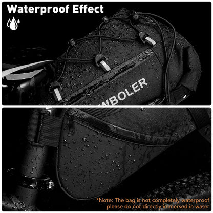 Bicycle Saddle Bag Waterproof 10L 13L Large Capacity Bike Tail Pannier