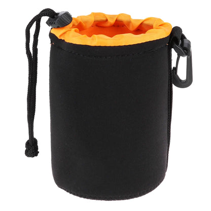 Camera Lens Pouch Bag Neoprene Waterproof Soft Case For Canon Sony DSLR Lenses
