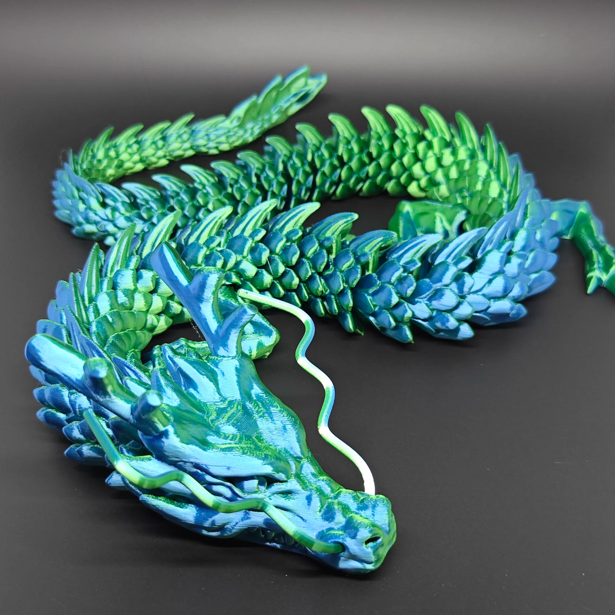 3D Printed Gem Dragon Crystal Fidget Toy Rotatable Articulated 88CM 60CM