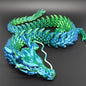 3D Printed Gem Dragon Crystal Fidget Toy Rotatable Articulated 88CM 60CM
