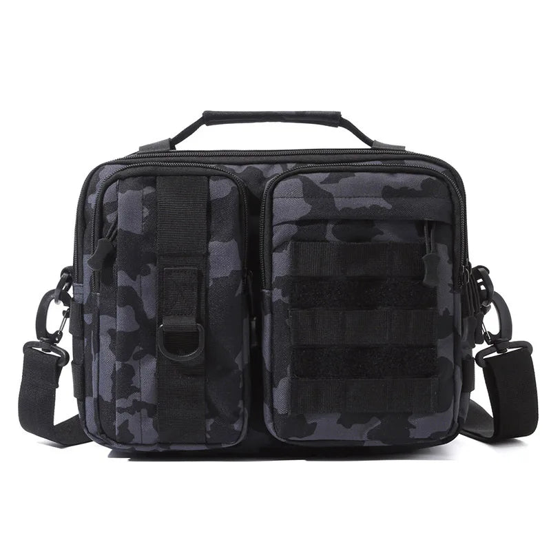 Mens Tactical Shoulder Bag Sling Backpack Molle Outdoor Travel Hiking