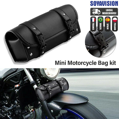 Motorcycle PU Leather Saddlebag Tool Bag for Harley Sportster XL 883 1200