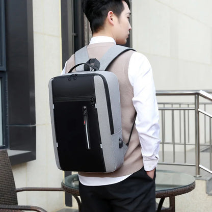 Waterproof Business Backpack Men USB School Backpacks 15.6 Inch Laptop Backpack Large Capacity Bagpacks for Men Back Pack Bags-EXPROTAS