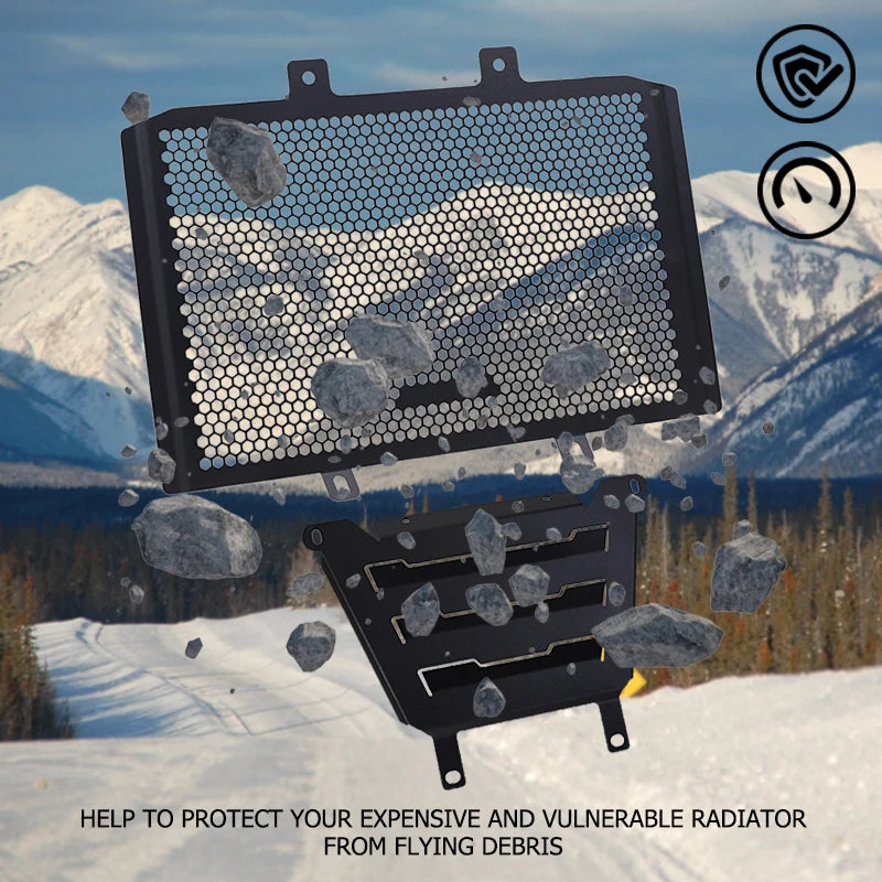 For CFMOTO 450MT 2024-2025 Radiator Guard Engine Cover Protection Grill Protector