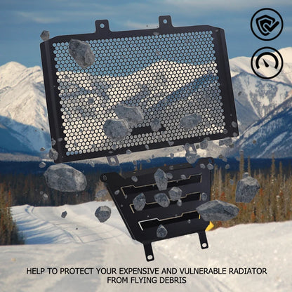 For CFMOTO 450MT 2024-2025 Radiator Guard Engine Cover Protection Grill Protector