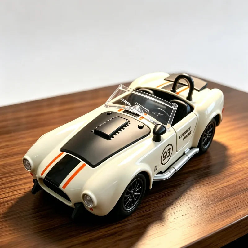 1:36 Alloy Car Model Convertible Vintage Diecast Miniature Collectible