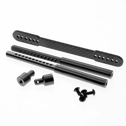 RC Car Body Post Mounts Metal Alloy Front and Rear Shell Column for Axial SCX10 II 90046 90047 1/10 RC Crawler Car Parts