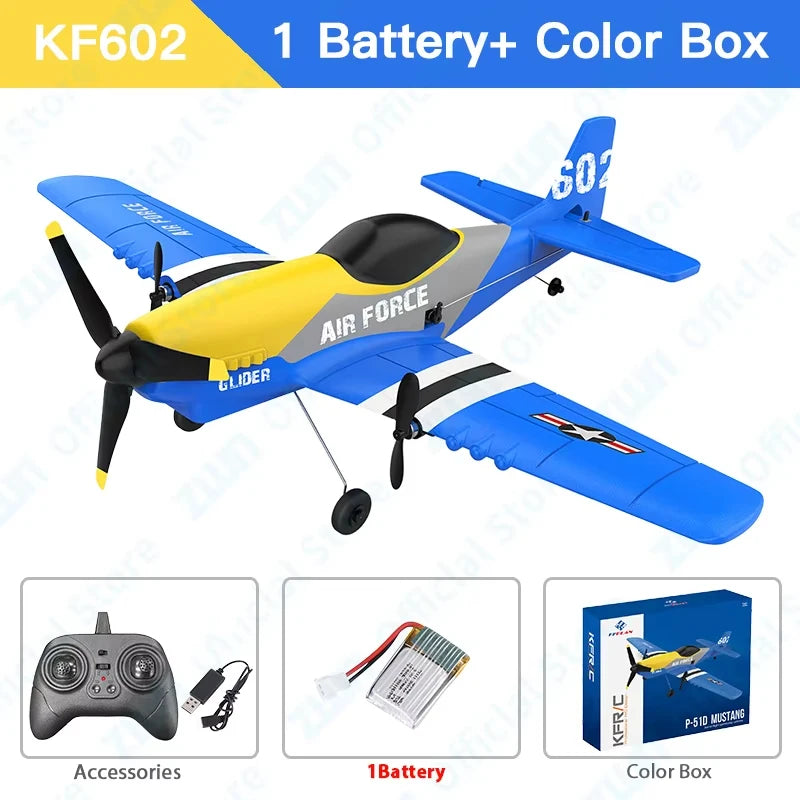 KF602 RC Airplane 2.4G EPP Foam Glider Remote Control Plane Flying Model Toy
