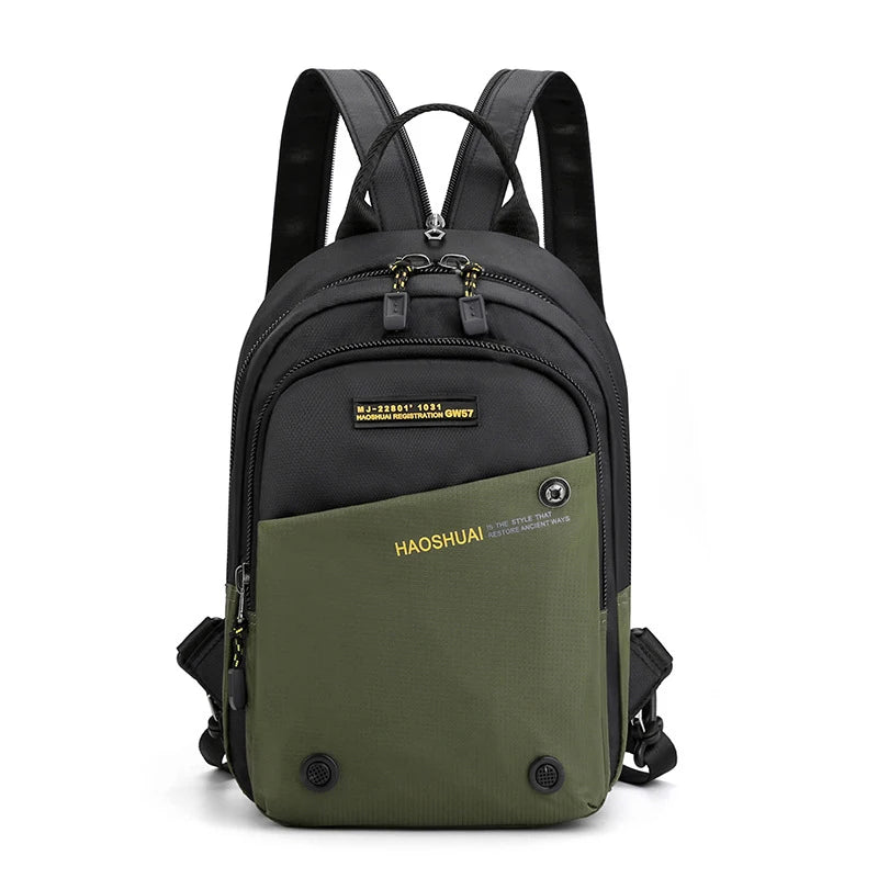 Men's Chest Bag Sling Backpack Travel Outdoor Small Cross Body Bags