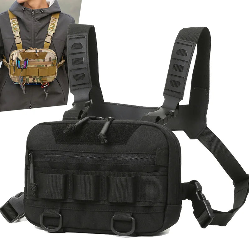 Fishing Chest Bag Men Lightweight Tactical Multi-function Hiking Pack
