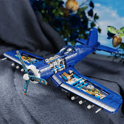 Military Attack Airplane Building Block Set Toy Gift for Kids & Adults Bricks