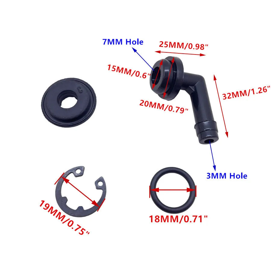 Motorcycle Oil Pipe Connector for CBR 600 1000 ZX-6R ZX-10R GSXR 750