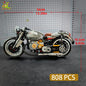 808PCS Motorbike Building Model Blocks Racer MOC Toy for Kids and Adults