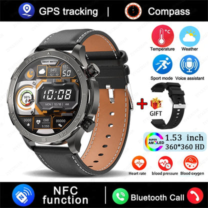 2025 Huawei Smart Watch Bluetooth Call AMOLED GPS NFC Waterproof Sports Men Women