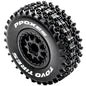 112mm RC Short Course Tires | 1/10 Truck Tyre Set Hex Fit Slash HPI Vkar 10SC