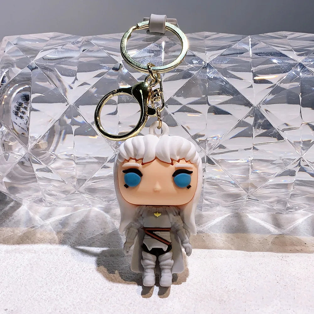 Amine Berserk Keychain Guts Berserk Figure Griffith Action Figure Model Cartoon Bag Doll Pendant Toys Gift-EXPROTAS