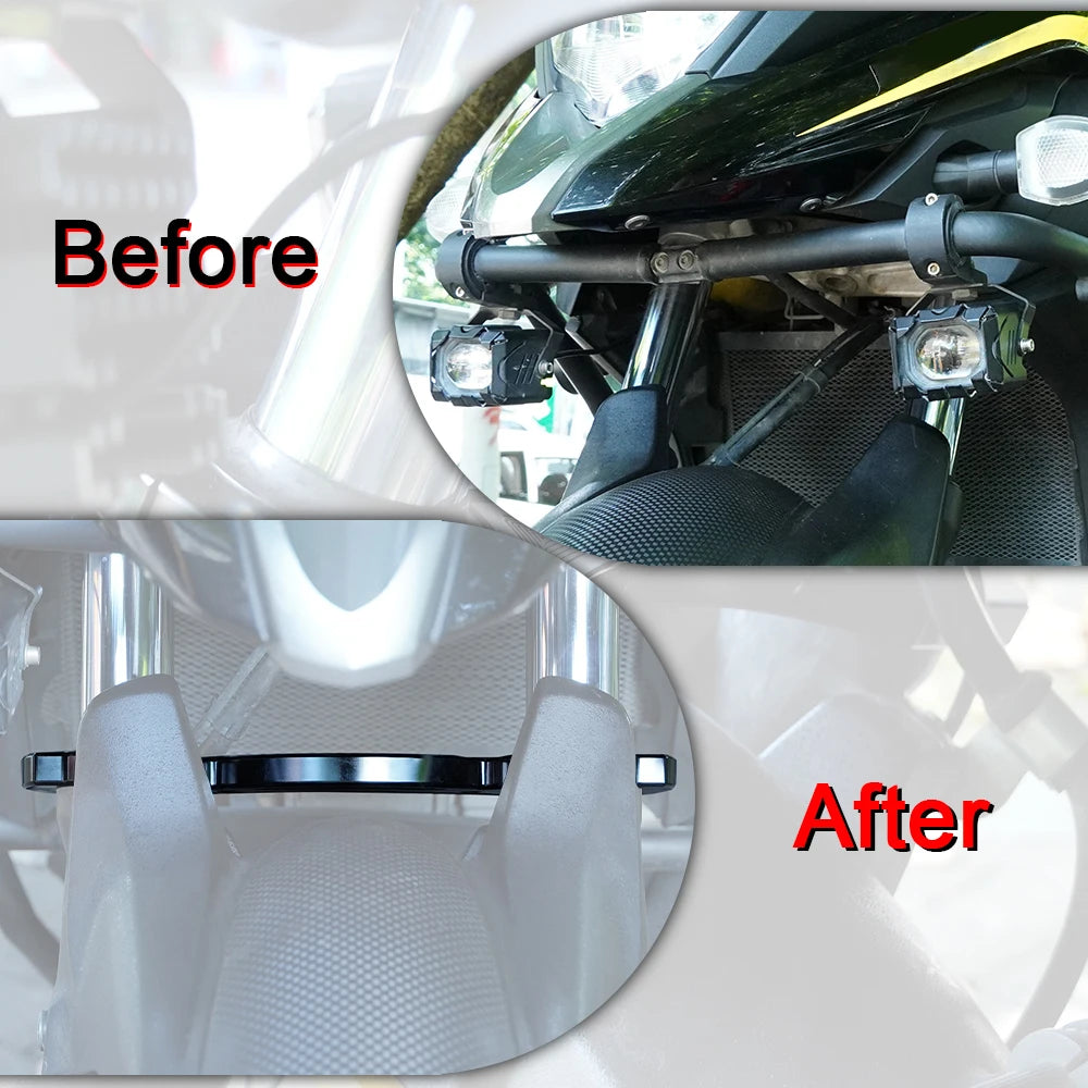 Front Fork Brace CNC Aluminum Bracket for Suzuki V-Strom 650 DL650 2004-2024