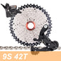 Mountain Bike Chain 9 Speed Bicycle Groupset Shifter Derailleur HG Hub