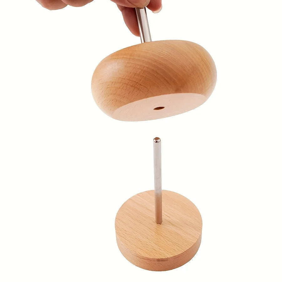 Bead Spinner For Jewelry Making Wooden DIY Fast Manual Craft Device