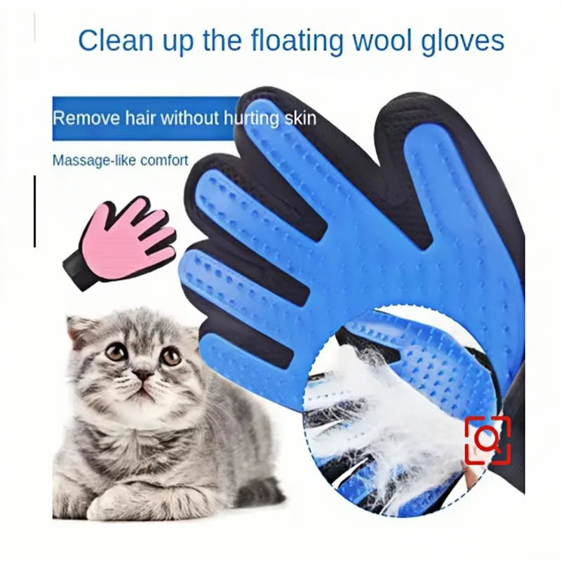 Pet Grooming Glove Deshedding Hair Remover Massage Brush for Dog Cat