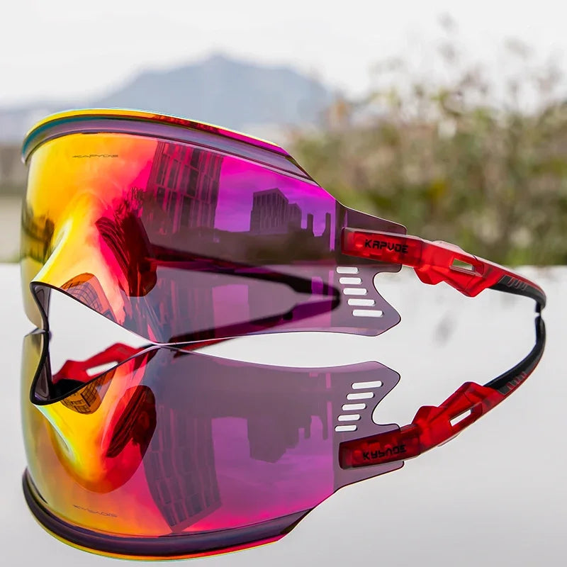 2025 Kapvoe Sport Sunglasses, UV400 Road & MTB Cycling Glasses for Men & Women