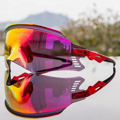 2025 Kapvoe Sport Sunglasses, UV400 Road & MTB Cycling Glasses for Men & Women