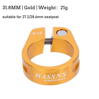 Seatpost Clamp HASSNS 31.8/34.9mm for 27.2/28.6/31.6mm MTB Dropper Post