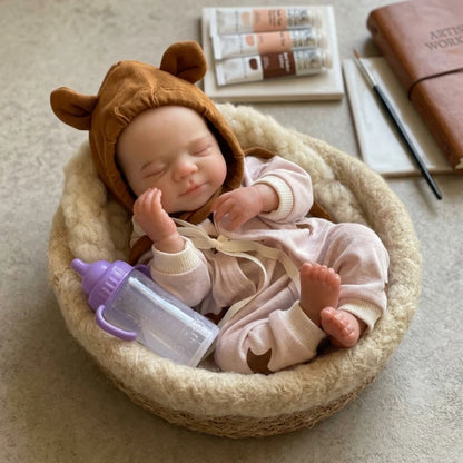 13 Inch Pascale Soft Silicone Reborn Baby Doll Girl Full Body Newborn