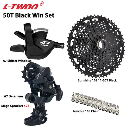 LTWOO A7 1x10 MTB Drivetrain Kit Shifter Rear Derailleur Cassette Chain - EXPROTAS
