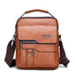 JEEP BULUO Men’s Leather Crossbody Shoulder Bag Business Messenger