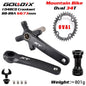 GOLDIX XT MTB Crankset 170/175mm 104BCD Wide Narrow Chainring Shimano SRAM 11–12s - EXPROTAS