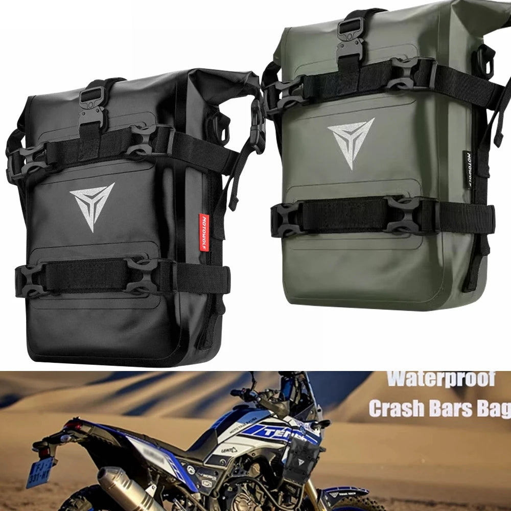 Waterproof Bag Repair Tool Placement Bag For BMW R1200GS R1250GS HONDA Suzuki DL650 V-Strom Motorcycle Frame Crash Bars Bag-EXPROTAS