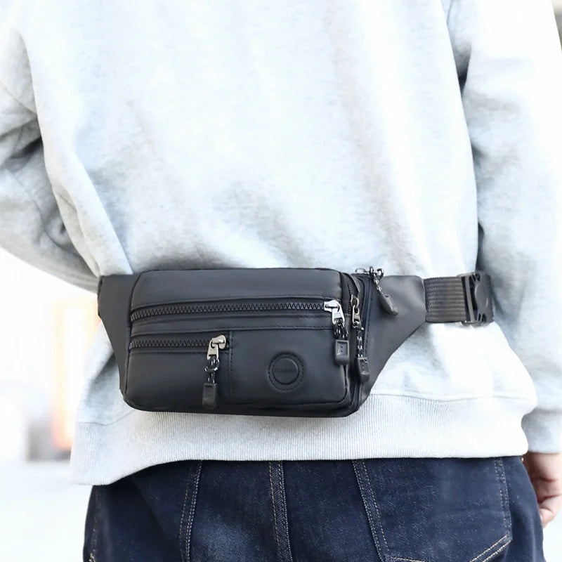 Fashion Unisex Waterproof Waist Bag Pack Male Belt Pouch Ladies Kangaroo Hip Phone Work Purse - Travel Gear for Men and Women