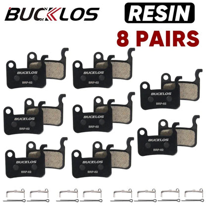 Resin Disc Brake Pads BUCKLOS for Shimano A01S M07 M535 MTB Road Bike