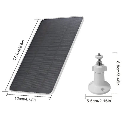 10W Solar Panel for Security Camera Type-C Outdoor Charger 5V