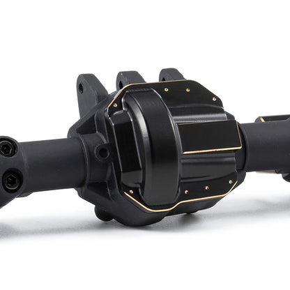 Axial SCX10 II AR44 Black Brass Weight Set Diff Cover Knuckles C-Hubs Link Mounts