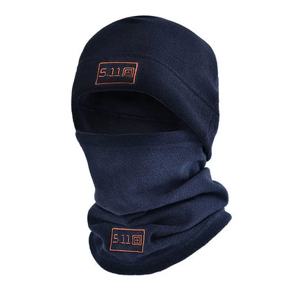 Tactical Fleece Hat Scarf Set Thermal Winter Balaclava Face Mask Cycling Neck Warmer