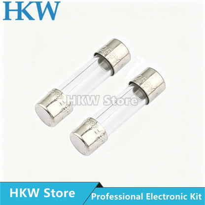 150Pcs Quick Blow Glass Tube Fuses Assorted 0.2A to 30A 5x20mm