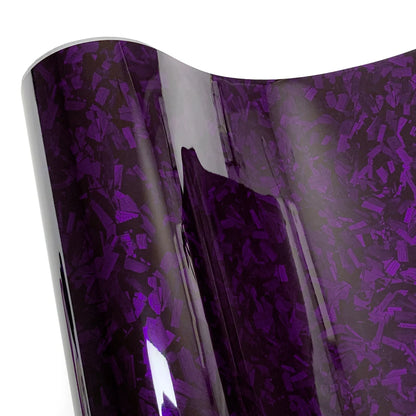 Carbon Fiber Film Glossy Black Car Body Film Forged Carbon Fiber Vinyl Wrap Film Self Adhesive Decal Sticker for Car Accessories-EXPROTAS