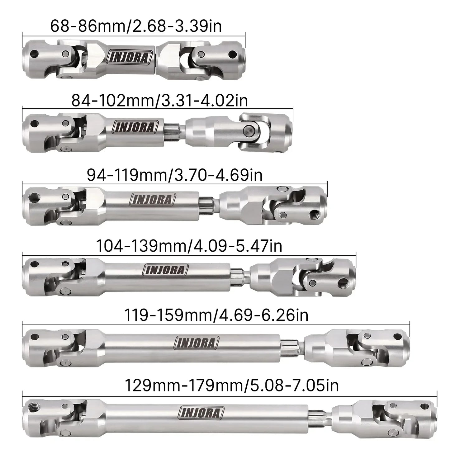 1/10 RC Drive Shaft Metal Upgrade Parts for Crawler SCX10 TRX4 Redcat