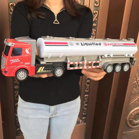Heavy-Duty RC Truck Toy Car with Remote Control Semi-Trailer Construction Electric Vehicle Ideal Gift for Boys