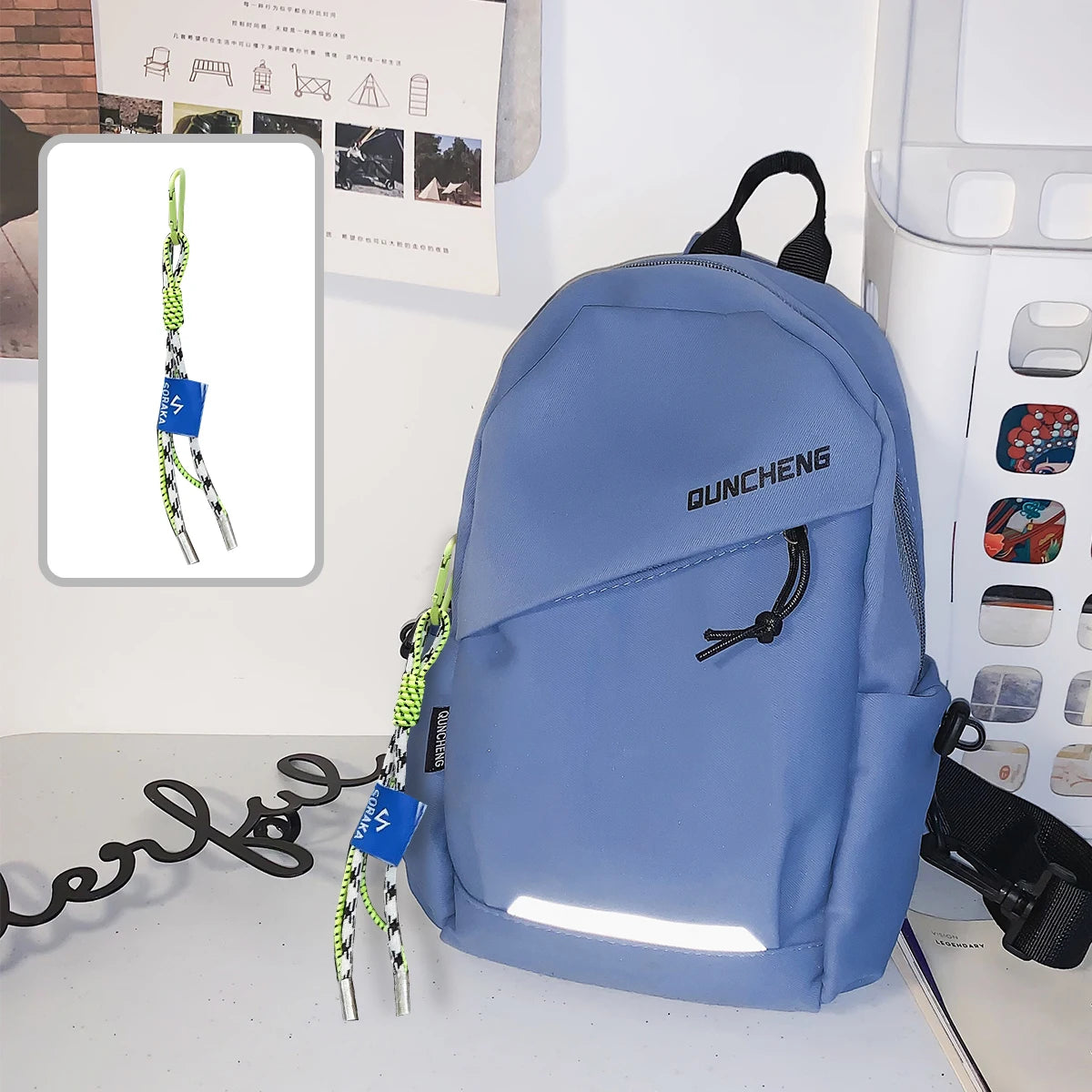 Men's Small Backpack Chest Bag Sling Travel Outdoor Crossbody Sports