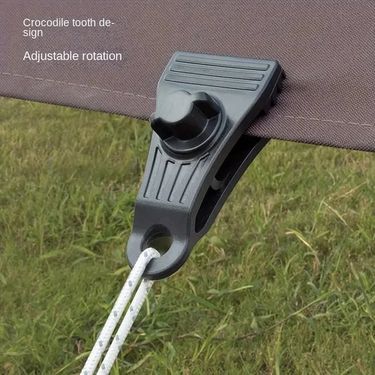 10-Pack Tent Clips Windproof Carabiner Clamps for Canopy Rainfly Fixing