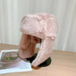Unisex Winter Ushanka Hat Faux Fur Ear Flaps Warm Ski Cap Trapper