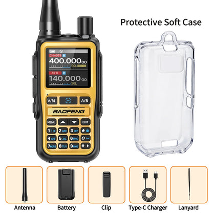 Baofeng Walkie Talkie UV-5R Mini Dual Band Bluetooth Long Range Radio