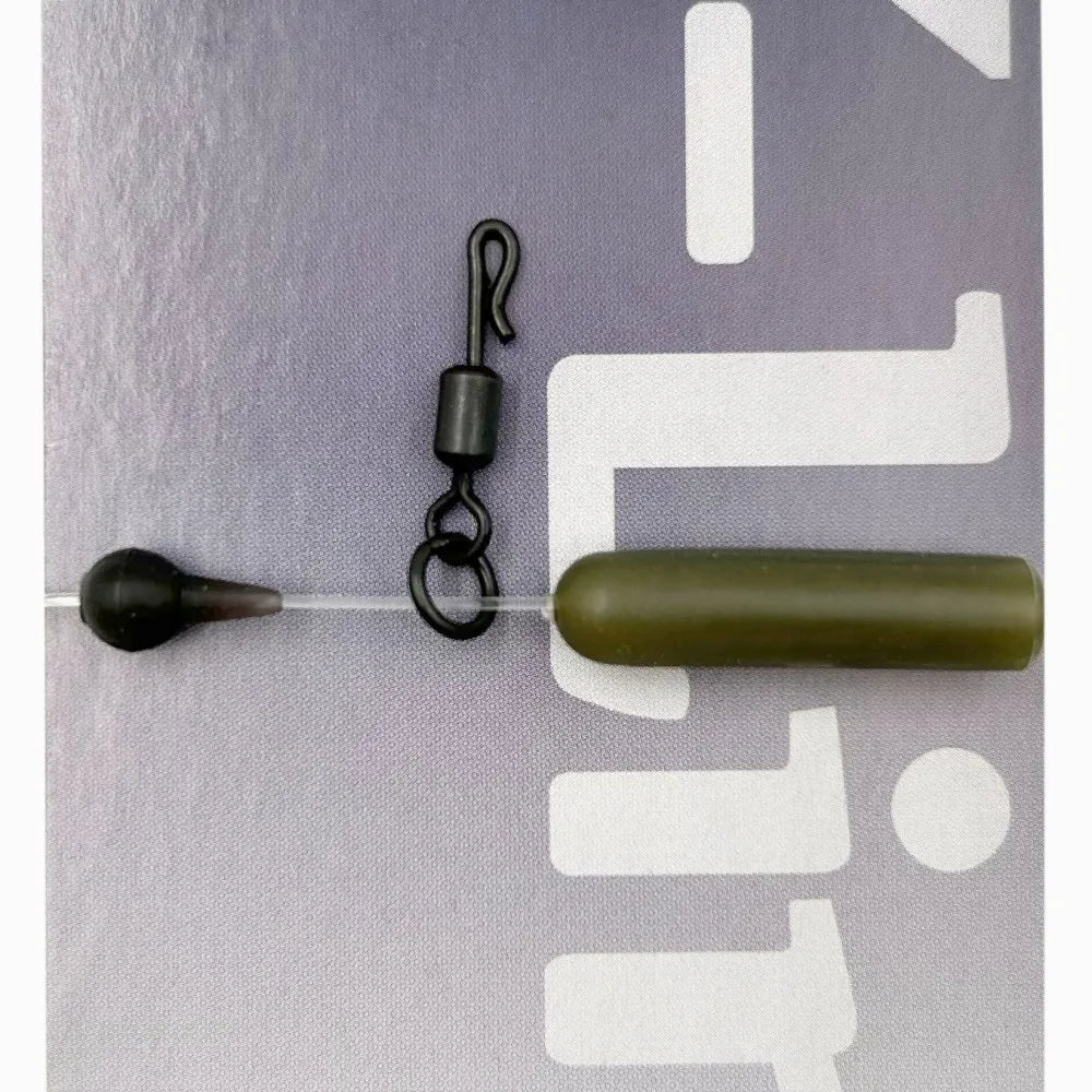 Carp Fishing Fused Leader 100% Fluorocarbon Helicopter Rig for Leads